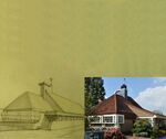Een voorstudie van het pand uit 1922, met de gerealiseerde voorkant.
<br/>
Richard Keijzer, 2014-09-13